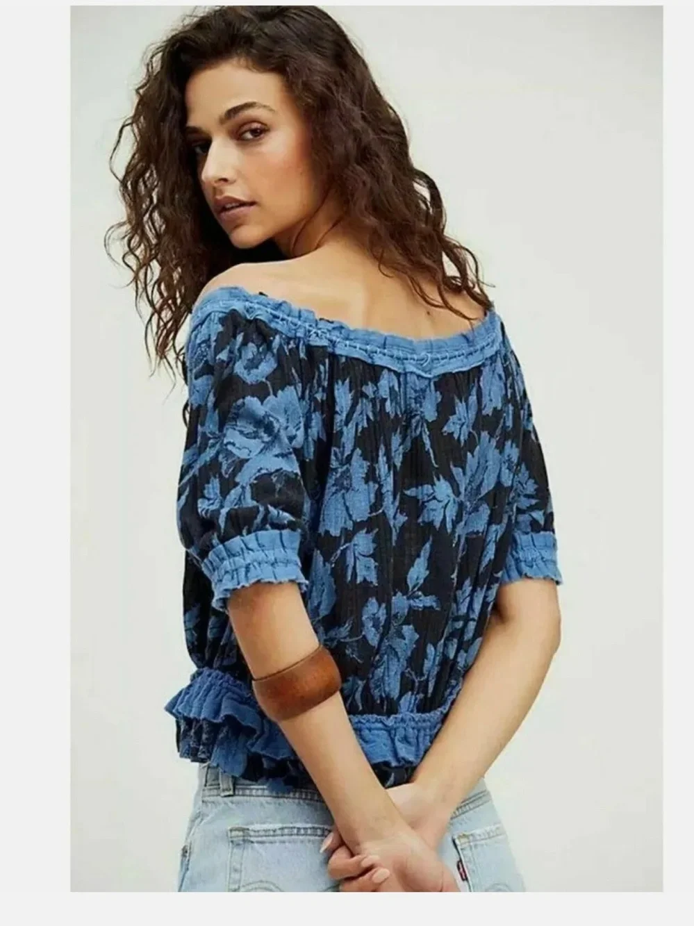 Free People Perfect Day Gathered Top